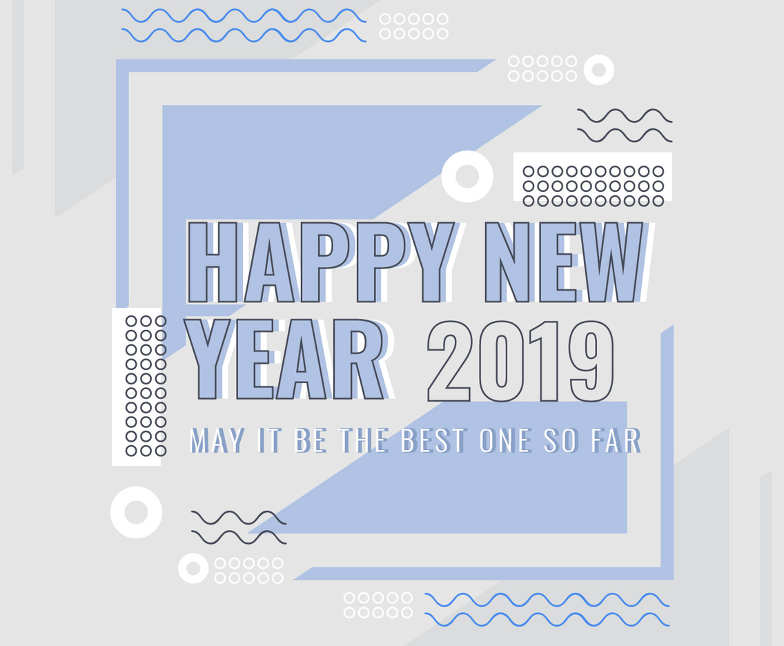 Vector Happy New Year Instagram Post