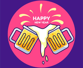 happy new year instagram post