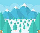 Cute Winter Forest Vectors