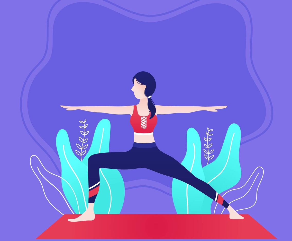 Yoga Class Vector
