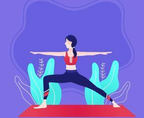 Yoga Class Vector