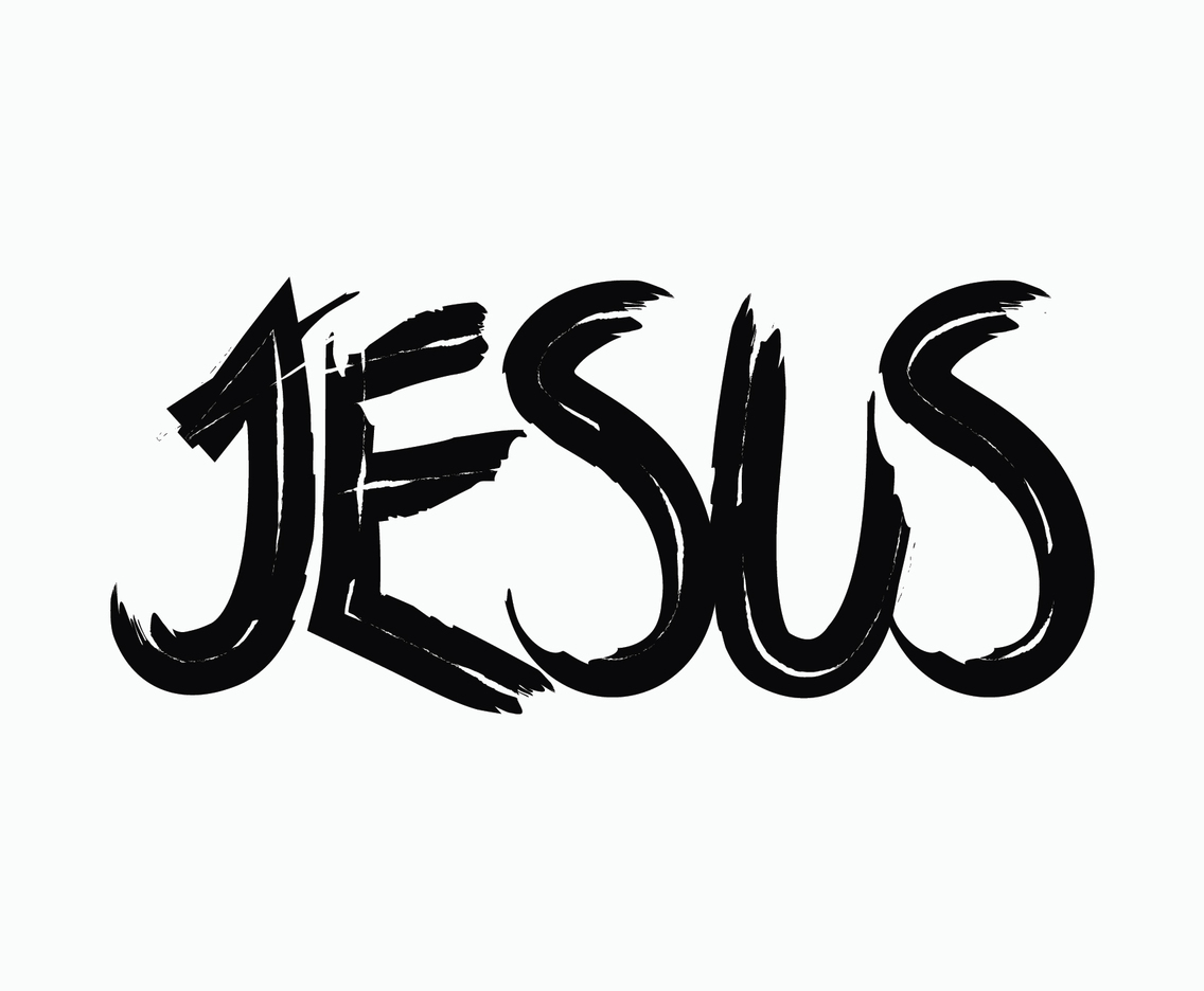 Jesus Paintbrush Lettering