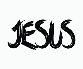 Jesus Paintbrush Lettering