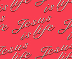 jesus lettering pattern