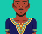 Man In Dashiki Illustration