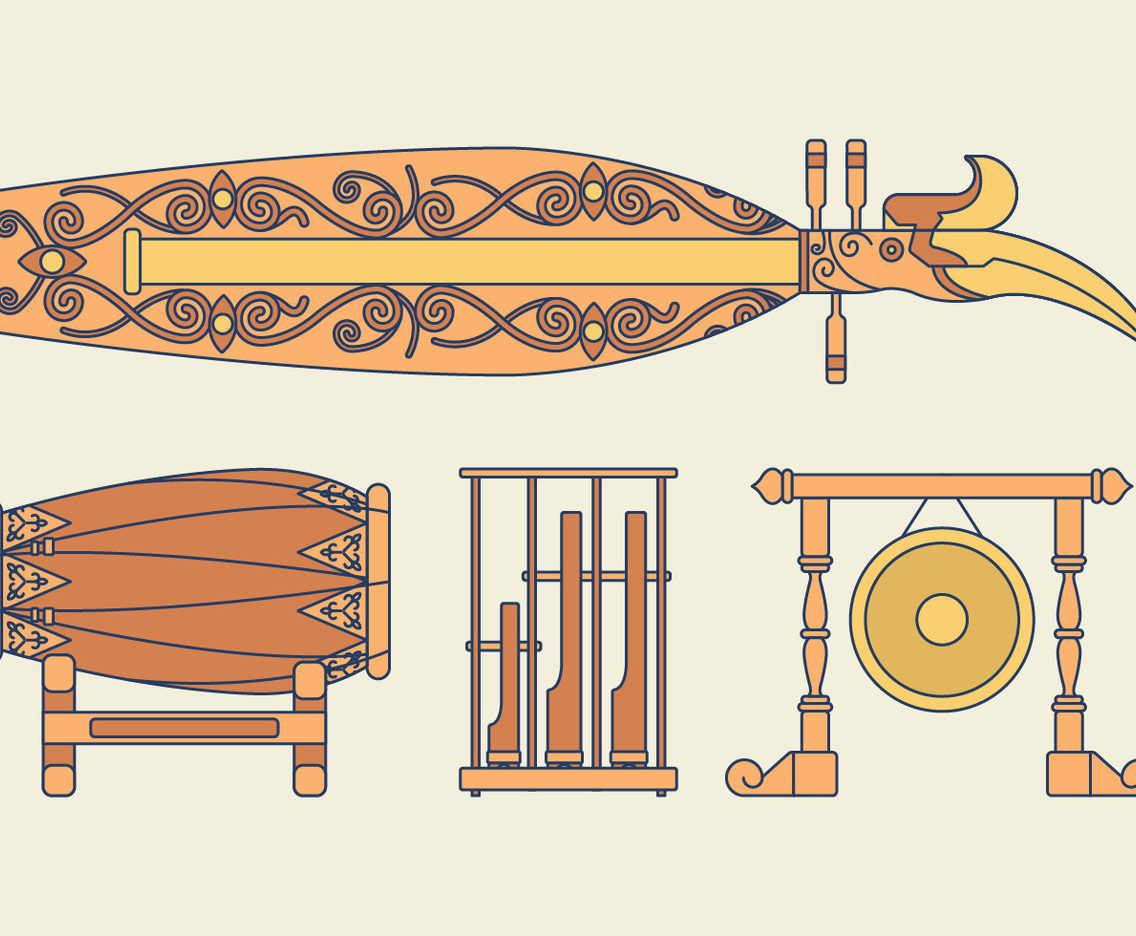 Musical Instruments Knolling