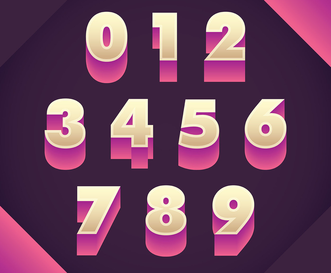 Numerals design