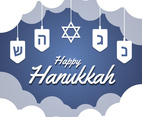 Hanukkah Blue Background