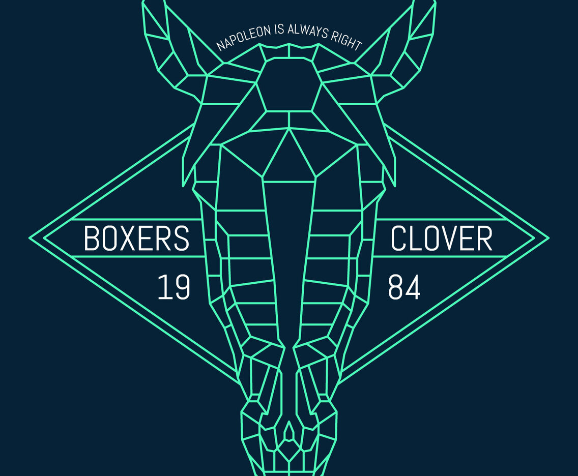 Outstanding Geometric Simple Shape Animals Vectors