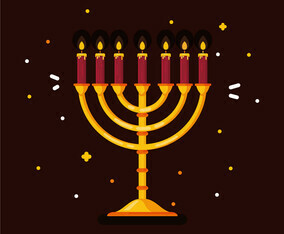Menorah Vector