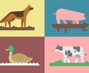 Simple Geometric Animal