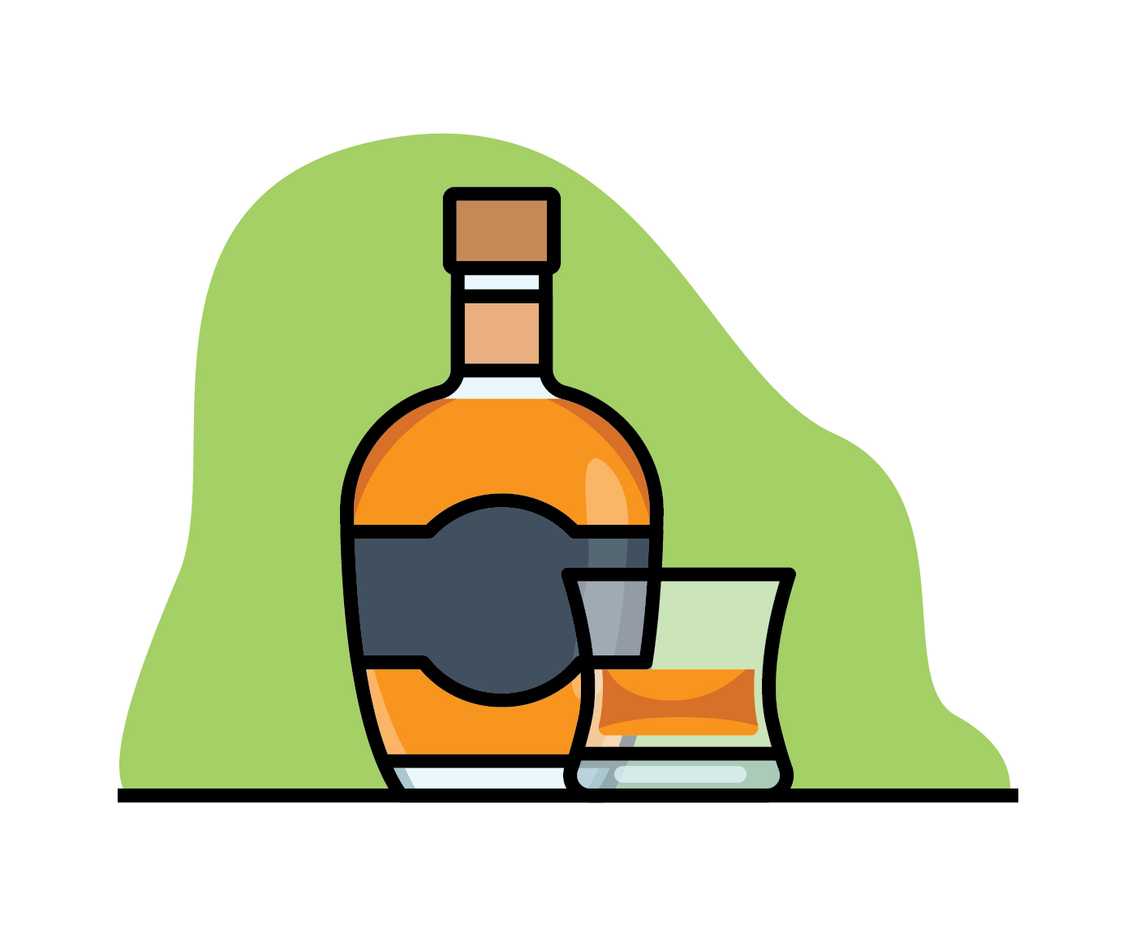 Bourbon illustration