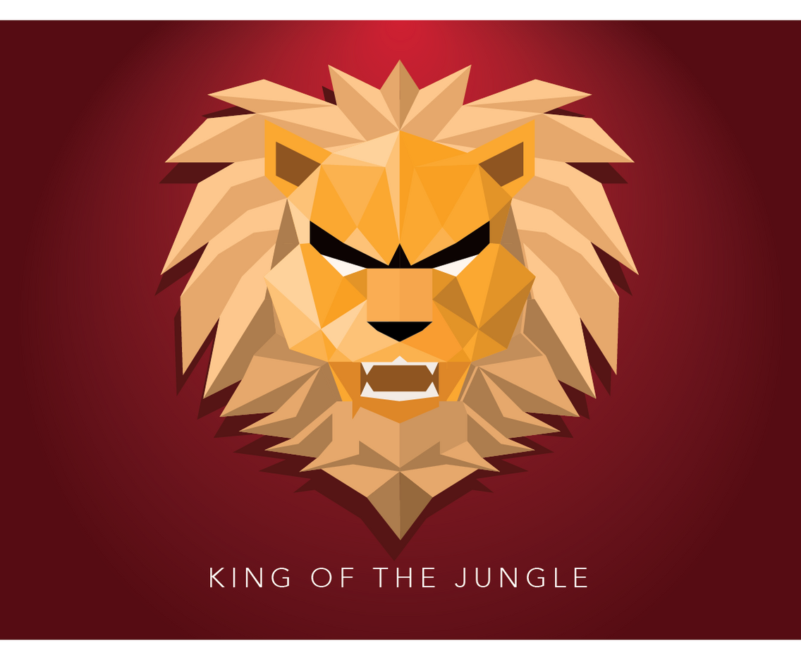 King Of The Jungle Geometric Shape