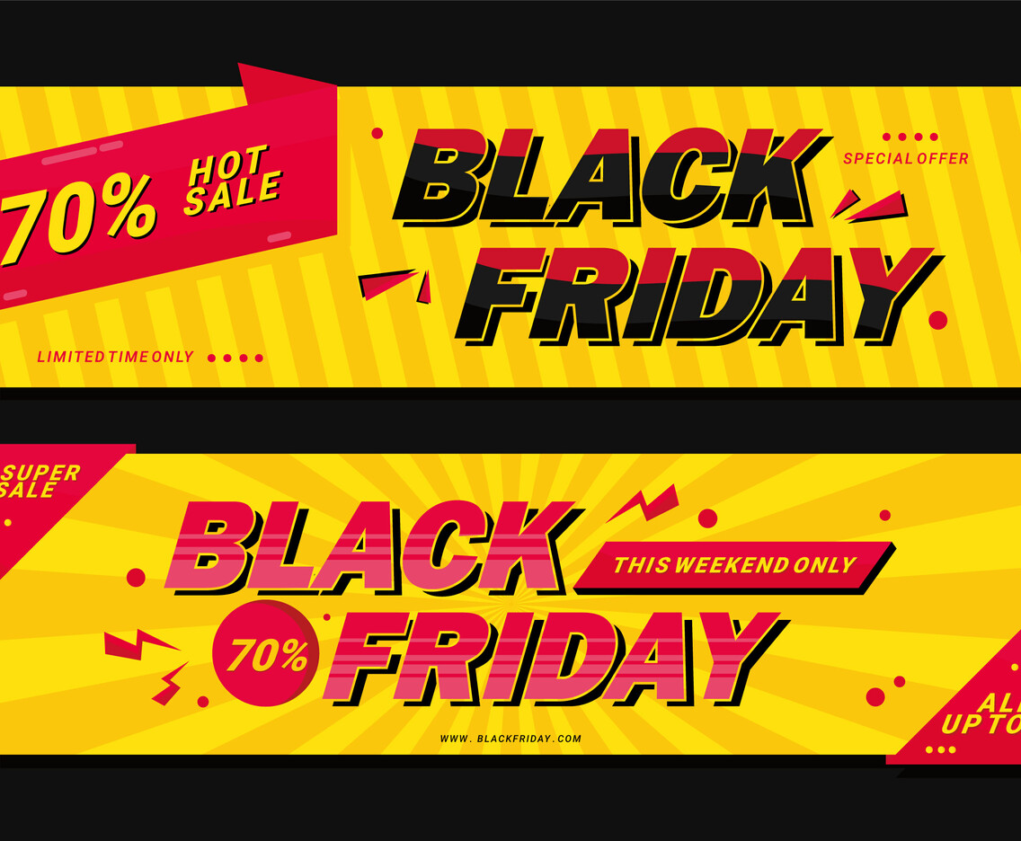 Black Friday Banner vector
