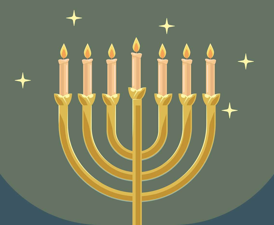 Menorah Vector Illustration