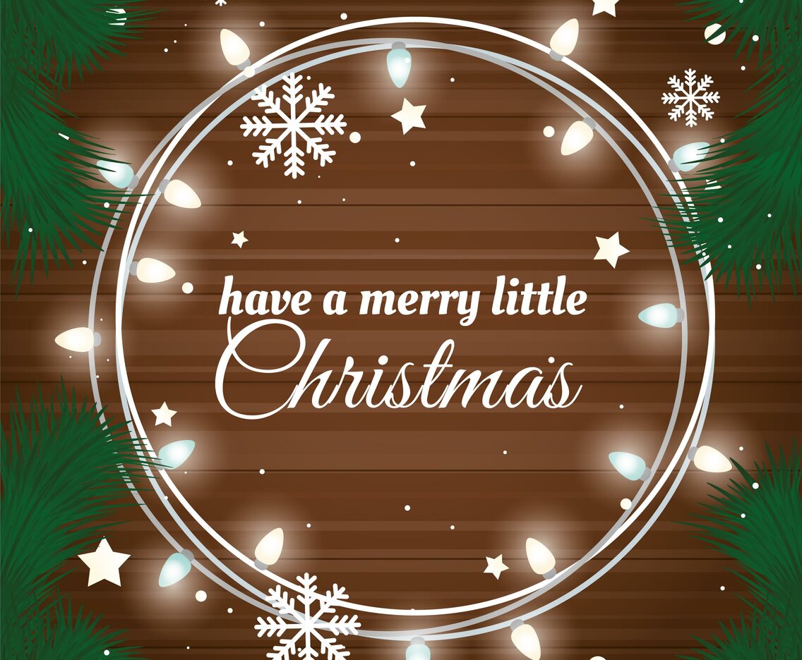 Vector Christmas Greeting Card Design