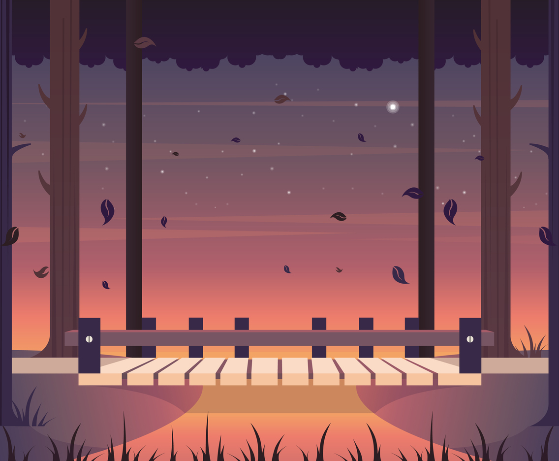 Vector Nature Landscape illustration