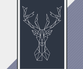 Vector Geometric Shape Animal
