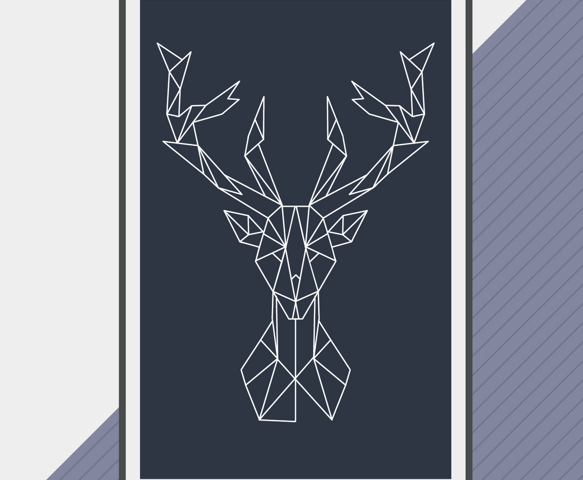 Vector Geometric Shape Animal