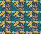 Seamless Flower Pattern Vector