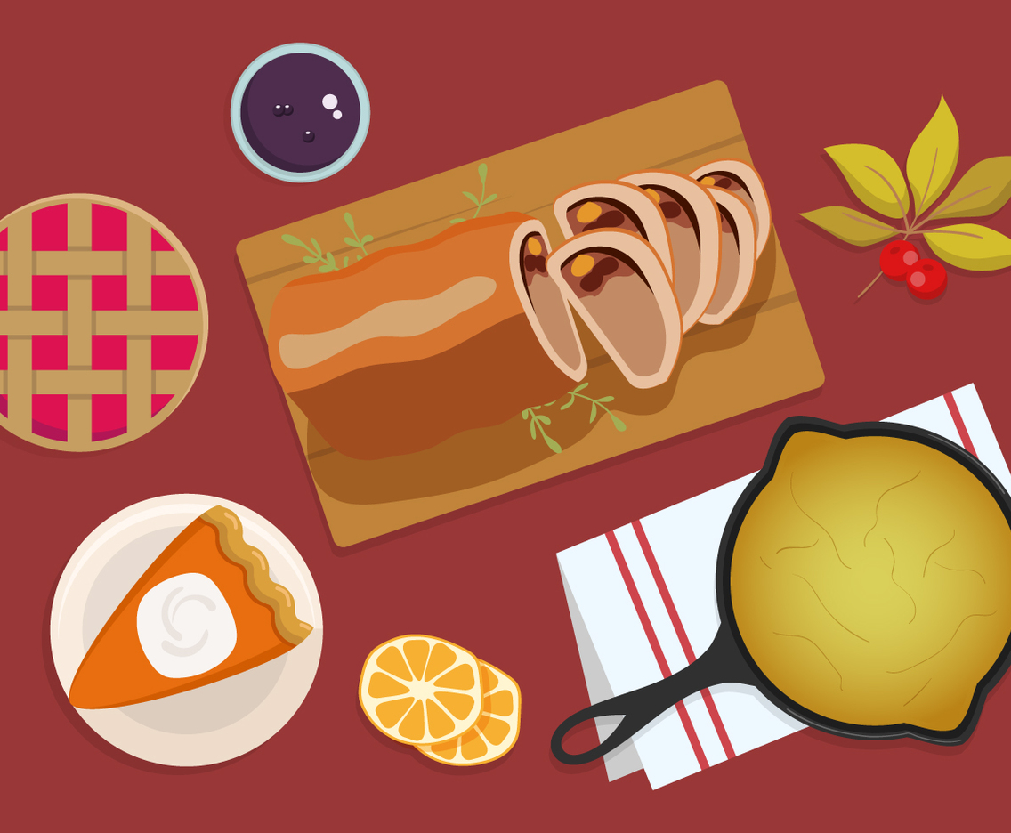 Thanksgiving Dinner Overhead