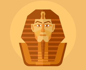 Egyptian Pharaoh Vector Illustration