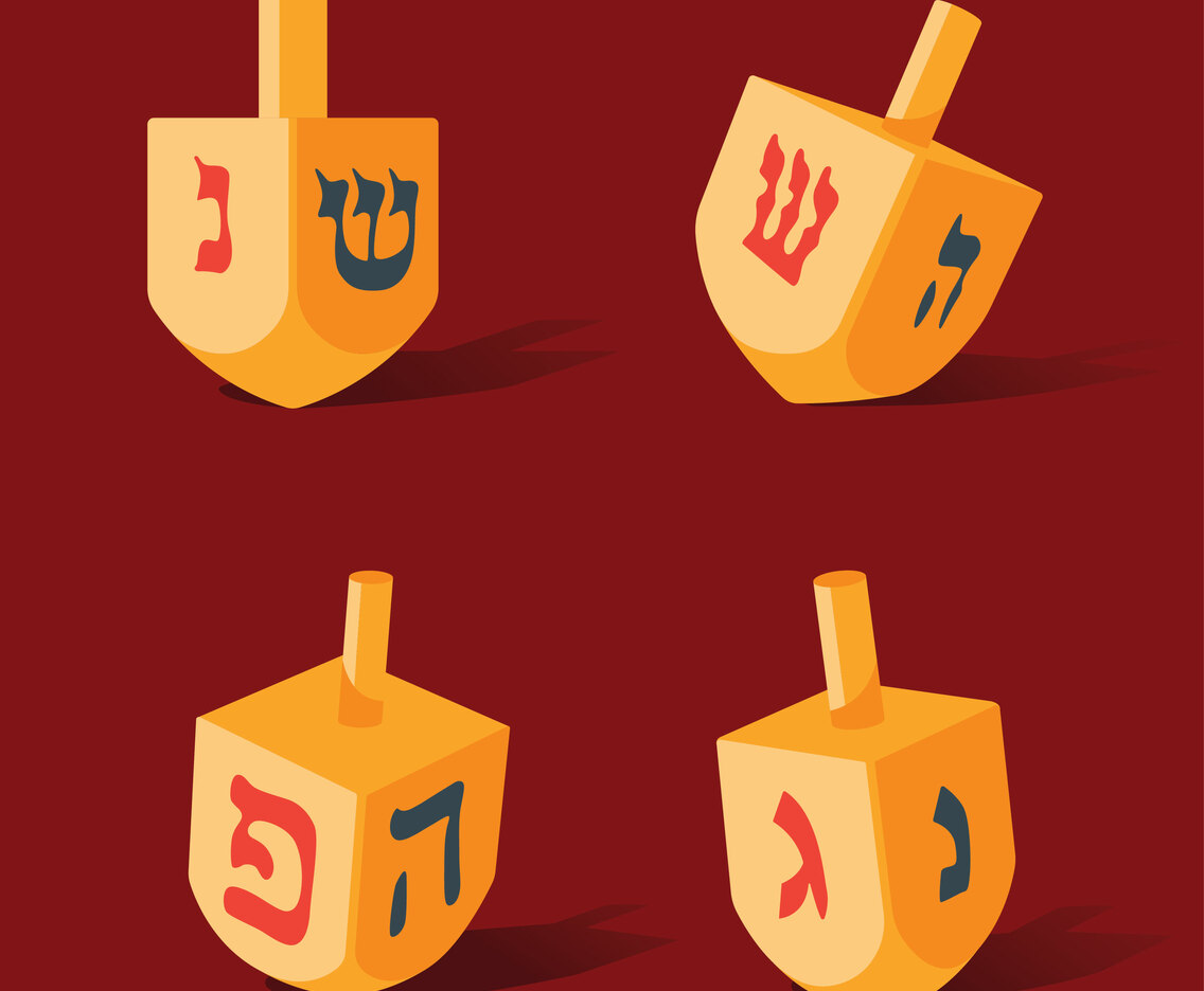 Dreidel Vector Pack