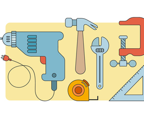 Carpenter Tools Vector
