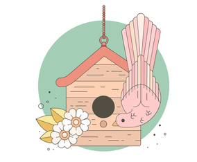 Birdhouse Vector