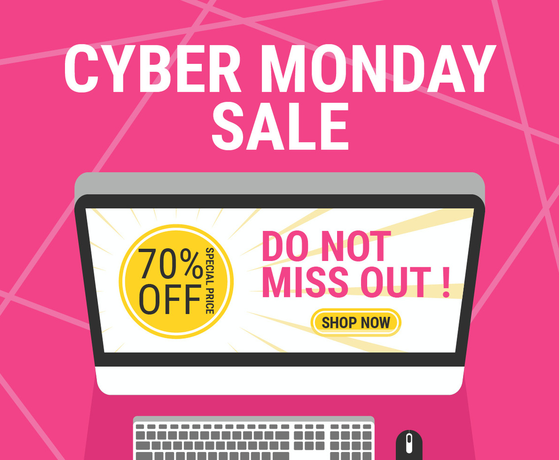 Cyber Monday Social Media Post