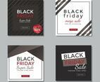 Black Friday Social Media Post Vector