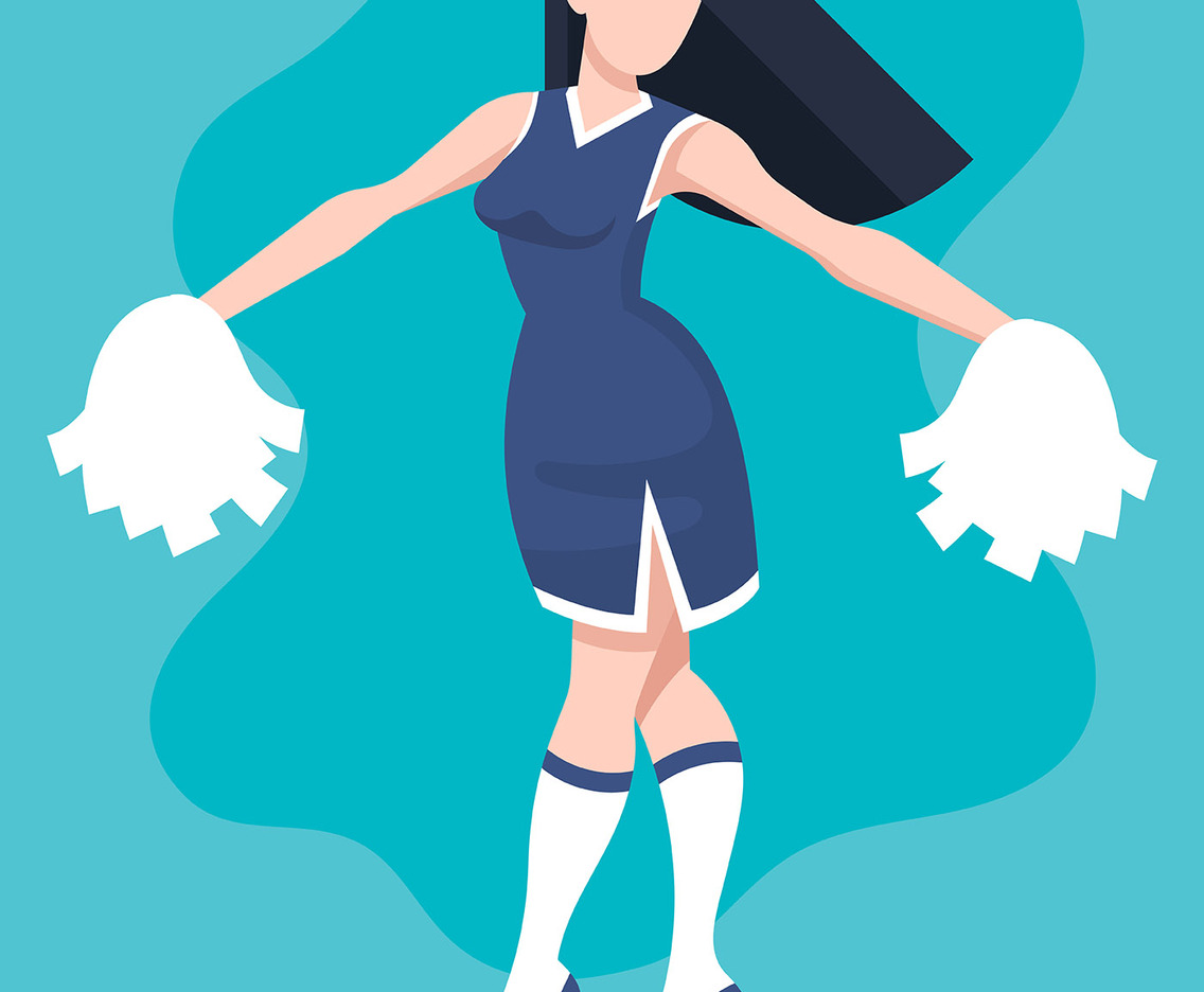 Cheerleader Illustration