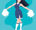 Cheerleader Illustration
