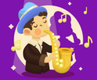 Saxaphone Vector