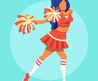 Cheerleader Illustration