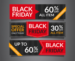 Elegant Black Friday Sale Banners