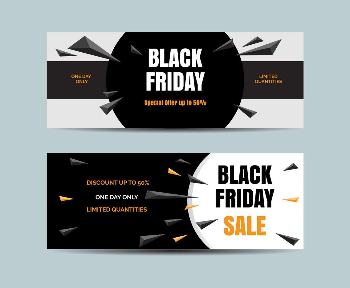 Black Friday Sale Banner Vector