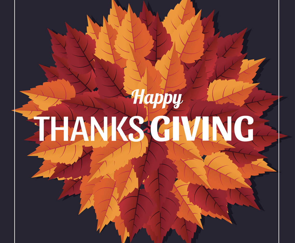 Papercraft Thanks Giving Vector Design