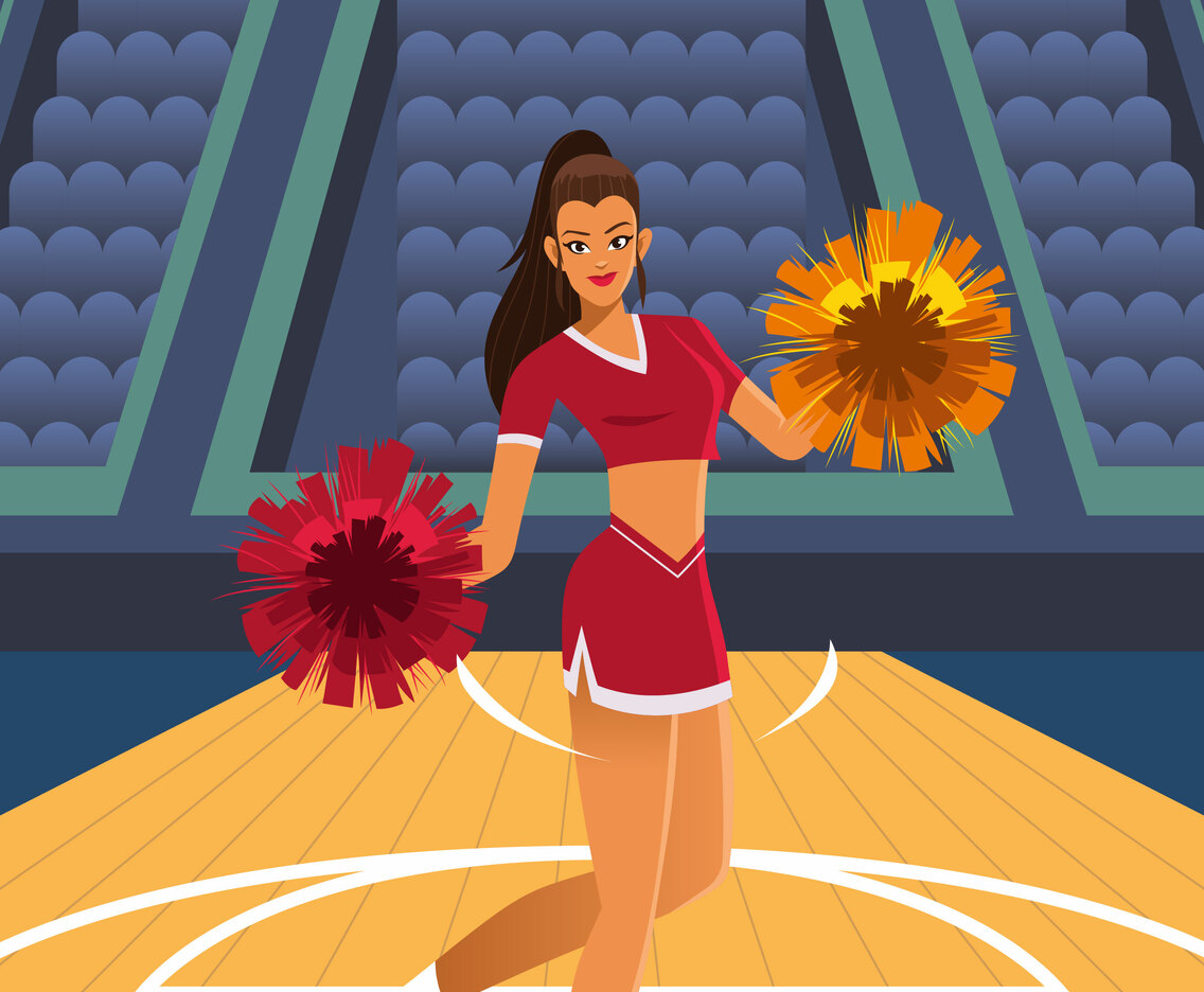 Basketball Cheerleader