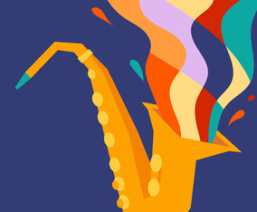 Saxaphone Illustration