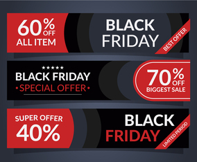 Black Friday Banners Template