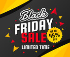 Black Friday Sale Vector