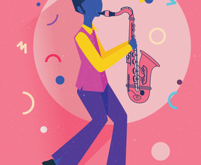 Saxaphone Vector