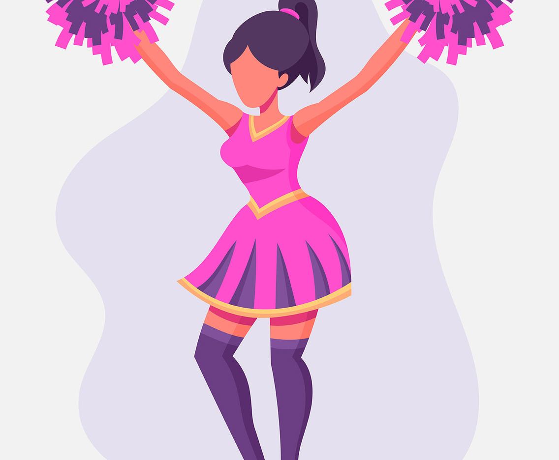 Cheerleader Illustration