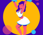 Cheerleader Illustration
