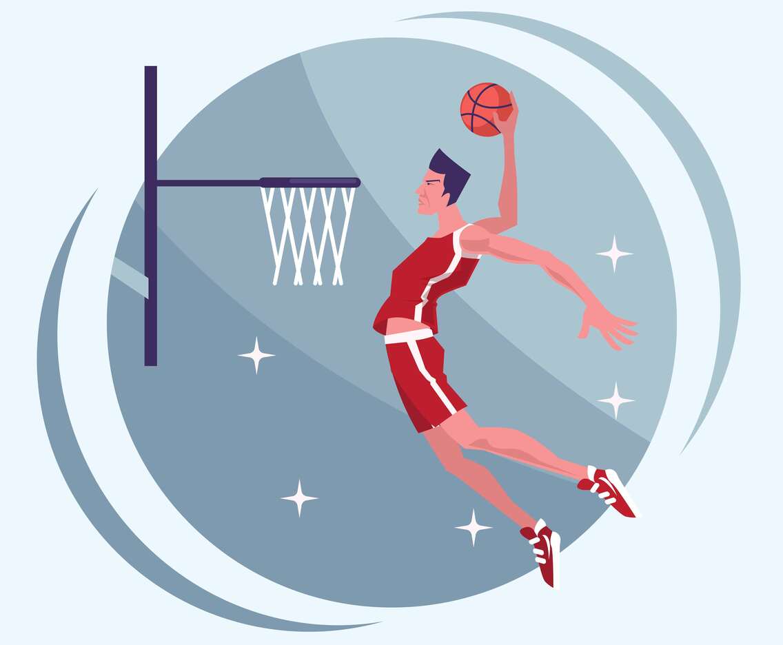 Basketball Illustration Vector