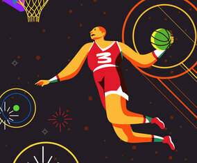 Basketball Slam Dunk