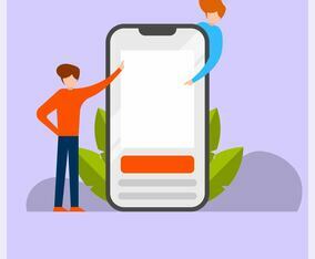 Flat Business Marketing Illustration For Landing Page