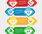 Modern Business Infographic Vector