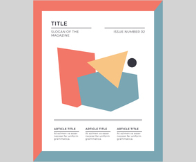 Abstract Cover For A Magazine